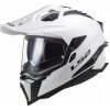 Motocyklová helma LS2 MX701 EXPLORER SOLID WHITE-06 XXL