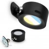 Briloner 3896015 - LED stmievateľné nabíjateľné nástenné svietidlo TARI LED/1,6W/5V 1500 mAh čierne 3896015 + záruka 3 roky zadarmo