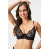 Dorina Erotická podprsenka Kikky nevystužená čierna 70/B