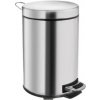Orion Nášľapný odpadkový kôš z nehrdzavejúcej ocele v lesklo striebornej 3 l