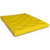 futons.cz FUTON natural latex (kaučuk) yellow 140*200 cm