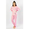Dětské pyžamo dlouhé Malá myška - světle růžová - 7 - 8 let