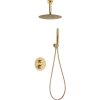Imex SALERNO termostatický podomietkový sprchový set kartáčované zlato GTS060/OC