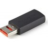StarTech.com Secure Charging USB Data Blocker Adapter, Male to Female USB-A Charge-Only Adapter, No-Data Charge/Power-Only Adapter for Phone/Tablet, Data Blocking USB Protector Adapter - 5V, 2.4A (12