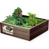 Kvetináč plast béžový Lun Fix 75 cm x 75 x 25 cm