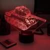 Beling 3D lampa, T-34 Sovietský Tank, 7 farebná 1PDSXELKJR