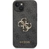 Guess 4G Metal Logo iPhone 14 Plus - sivé