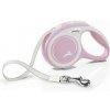 FLEXI New Comfort Vodítko XS 3 m pásik ružové