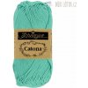 Catona - mercerovaná bavlnená priadza tyrkysová