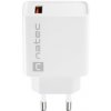 Univerzálna nabíjačka Natec RIBERA 18W 1X USB-A, biela NUC-2057