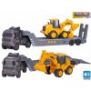 Mikro trading Auto nákladní na setrvačník - 30 cm + bagr na setrvačník 13 cm