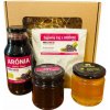 Darčeková sada Arónia - Šťava 330ml, Čaj 100g, Med 300g, Džem 210g