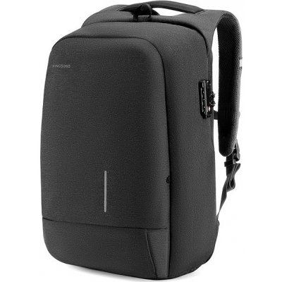 Kingsons Anti-theft Backpack Black 15,6"