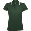 SOĽS Pasadena Women Damské polo tričko SL00578 Forest green / White M