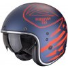 SCORPION prilba BELFAST EVO Dawg matt blue/red - S