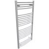 ZEHNDER AURA ohýbaný kúpeľňový radiátor, stredové pripojenie, chróm, 1217x600mm, PBTCN-120-060-05