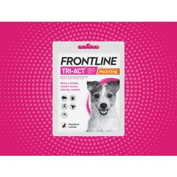 Frontline Tri-Act Spot-On Dog S 5-10 kg 1 x 1 ml