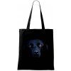 Čierny Labrador fotka - Taška bavlnená - 42 x 38 cm ( Čierna )