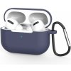 Techsuit – Silicone Case silikónové puzdro na AirPods Pro 3 (ultratenký hladký materiál) – námornícka modrá