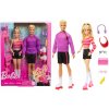 SADA BARBIE A KEN NA KOLIESKOVÝCH KORČULIACH + PRÍSLUŠENSTVO HXK90 | MATTEL