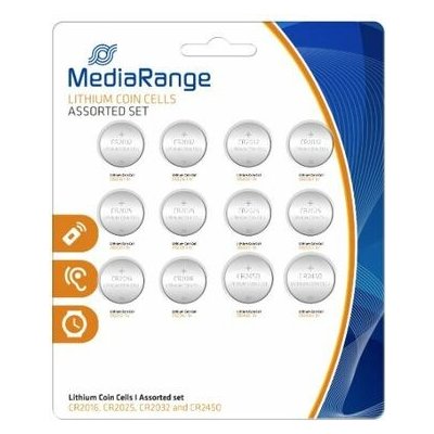 MediaRange Premium Coin Cells CR2016|CR2025|CR2032|CR2450 12ks MRBAT139