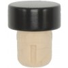 Plastový uzáver HRÍBIK / PRIEMER 19 mm ČIERNA HLAVA Počet kusov v balenie: 1