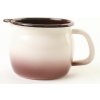 Metalac s výlevkou zaobl. Cappuccino 10cm 750 ml