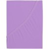 B.E.S. – Petrovice, s.r.o. Prestieradlo Jersey česaná bavlna MAKO – Fialová 200 × 220