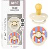 Bibs Studio Colour Pin cumlíky z prírodného kaučuk 2ks Ivory Hush Mix