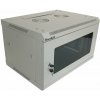 XtendLan 6U/600x450, na stenu, jednodielny, sklenené dvere, slonovina-sivý (WS-6U-64- GREY)