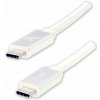 USB kábel Logo USBC USBC 1 m Biely