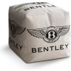 Sablio Taburet Cube Bentley na bielej: 40x40x40 cm