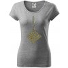 50 rokov na krku reťaz - Dámske tričko Pure - 2XL ( Tmavosivý melír )