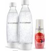 Sodastream Súprava Fľaša FUSE 2x1l White do umývačky SODA + Príchuť Záhradné ovocie 440ml SODASTREAM