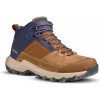 Quechua MH500 pánska nepremokavá na horskú turistiku polovysoká obuv hnedá