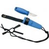Vega Morakniv 12631 Eldris outdoor nôž na krk 5,9 cm, modrá, polymér, plastové puzdro, paracord, kresadlo