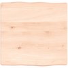 Stolová doska 40x40x(2-6) cm neošetrený masív živé hrany-ForU-363862