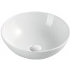 Mereo Umývadlo na dosku bez prepadu, 400x400x145 mm, okrúhle, keramické - pre zaslanie na UC404015C
