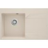 DEANTE DEANTE - Evora béžový granitový drez, 1-bowl s odkvapkávacou plochou - vpravo ZQJ_511P