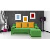Signal Rozkladacia rohová sedačka VALERIE Zelená Žltá