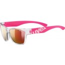 Uvex SGL 508 CLEAR PINK/MIRROR RED