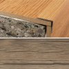 Eurofinal Schodová lišta orech prisca 24,5x20 mm 30436920511