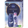 Nivea Caring Moments Smooth Sensation výživné telové mlieko 400 ml + Creme Care krémový sprchový gél 250 ml kozmetická sada