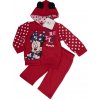 Disney zateplená bavlnená tepláková súprava červená Minnie