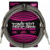 Ernie Ball Braided Instrument Cable Straight/Straight 10ft - Silver Fox