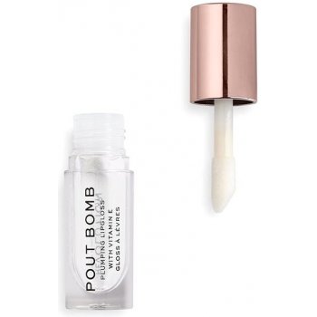 Makeup Revolution Pout Bomb lesk na pery pre väčší objem s vysokým leskom Glaze 4,6 ml
