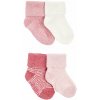 CARTER'S Ponožky froté dievča MFL 4ks NB,veľ.56