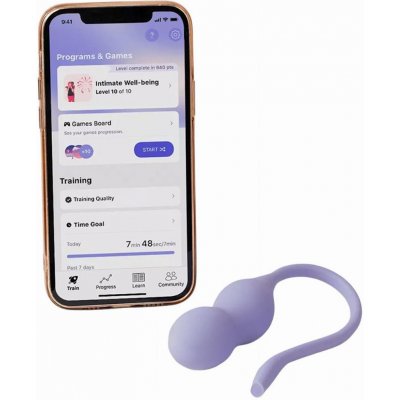 Perifit Care+ Pelvic Floor Trainer App Controlled Lilac