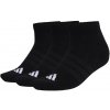 Ponožky adidas Cushioned Essentials Low Cut Socks 3 Pair Pack Black/Black/White L
