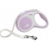 Flexi Automatické vodítko New Comfort S, páska 5 m, ružové